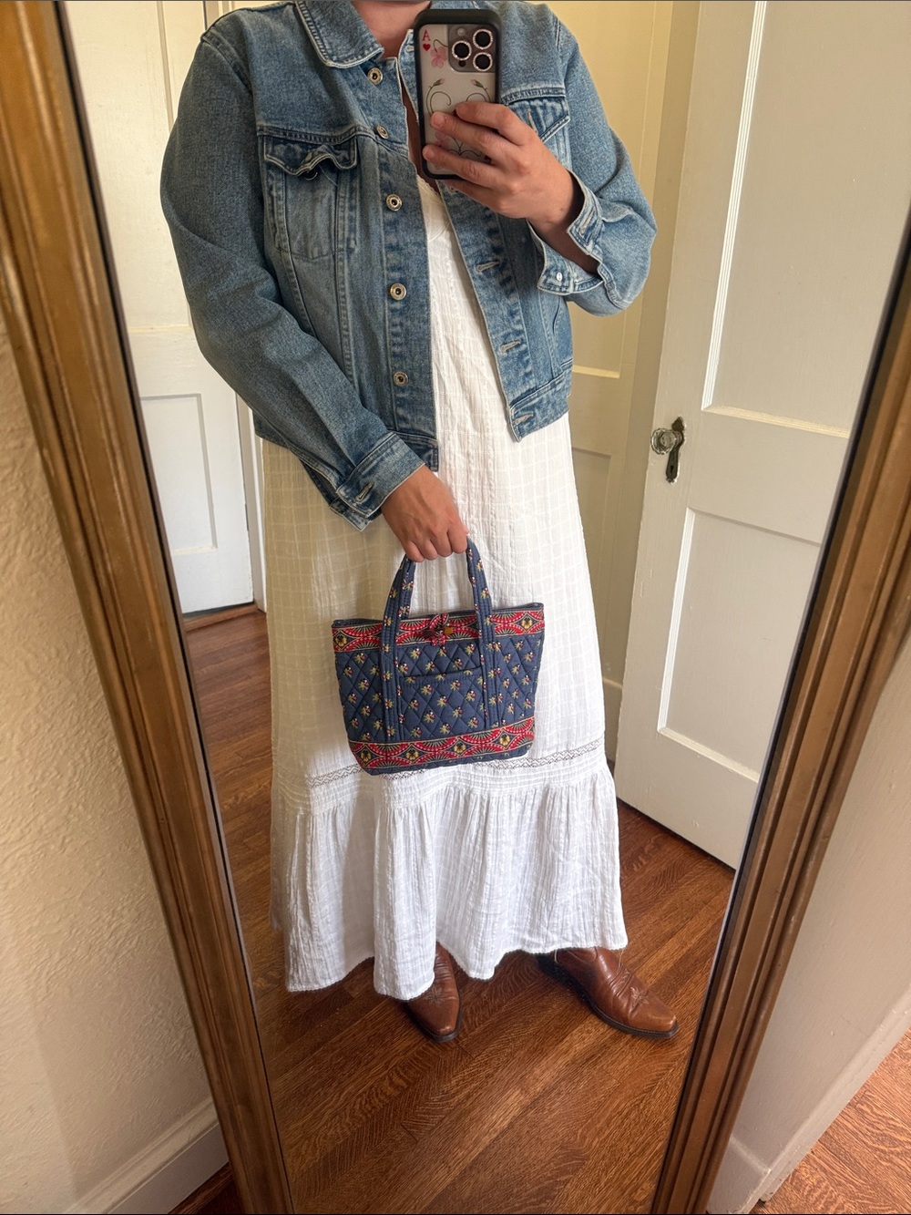 Vintage Vera Bradley mini tote bag
